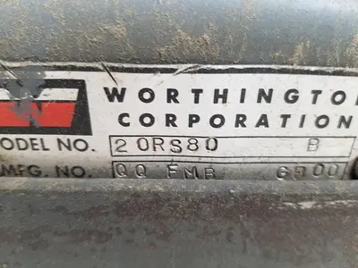 USED WORTHINGTON 20RS80 AIR COMPRESSOR