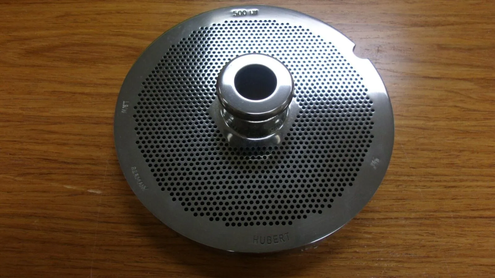 Hubert size #56 5/64" Chrome Plated Stainless Steel Grinder Plates