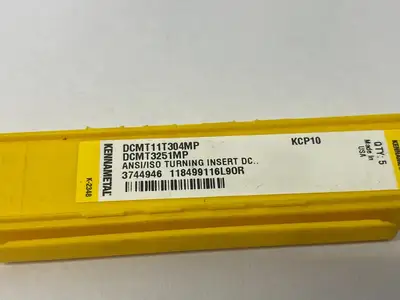 NEW KENNAMETAL SCREW ON DCMT-MP POSITIVE INSERTS DCMT11T304MP