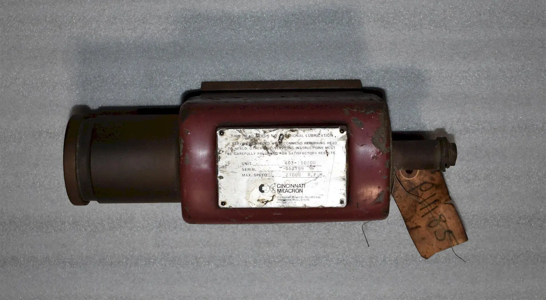 USED Heald "Red Head" 403-110200