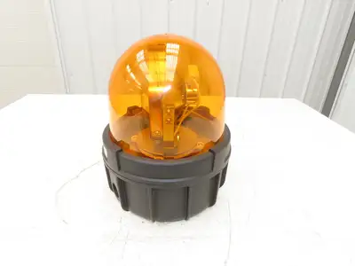 Federal Signal 371L-120A Rotating Strobe Warning Light Orange Amber LED 120V