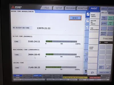 Used 2016 MITSUBISHI EA28VM ADVANCE EDM Sinkers Illinois US | Machinery Marketing International #1098520
