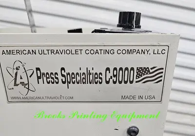 USED AMERICAN ULTRAVIOLENT COATING COMPANY C-9000