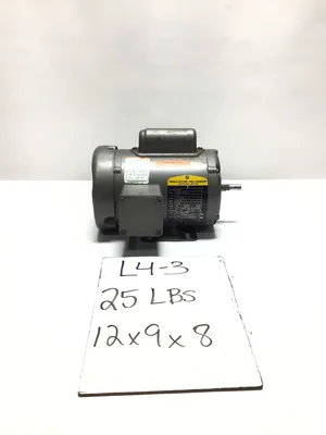 Baldor Reliancer L3401 Industrial Motor .17HP 1PH