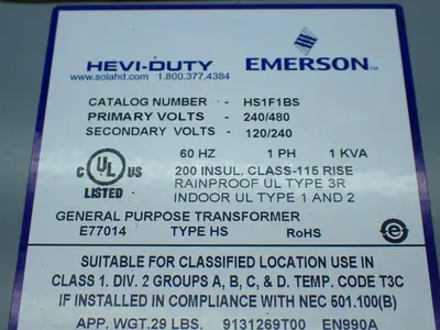 NEW EMERSON HS1F1BS