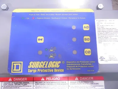 Square D FC2IMA12 Surgelogic I-Line Transient Voltage Surge Suppressor Used