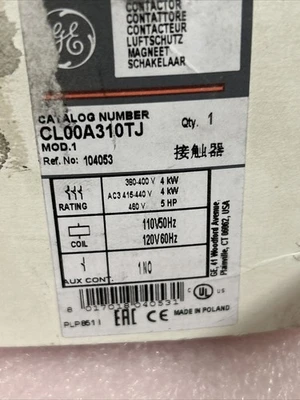 NEW GE CL00A310TJ