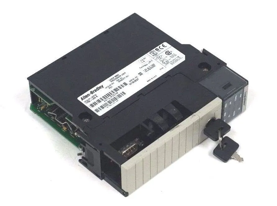 USED ALLEN BRADLEY 1756-L63 PROCESSOR UNIT SER. A, CAT. REV. F01, 1756L63