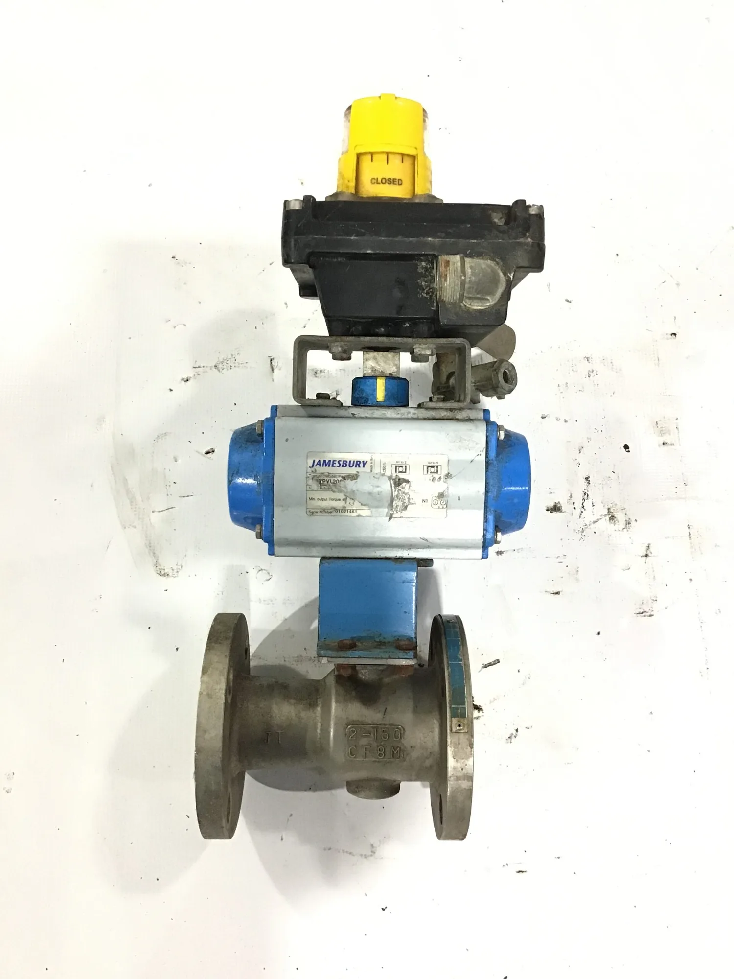 Jamesbury VPVL200 Pneumatic Ball Valve Actuator Assembly