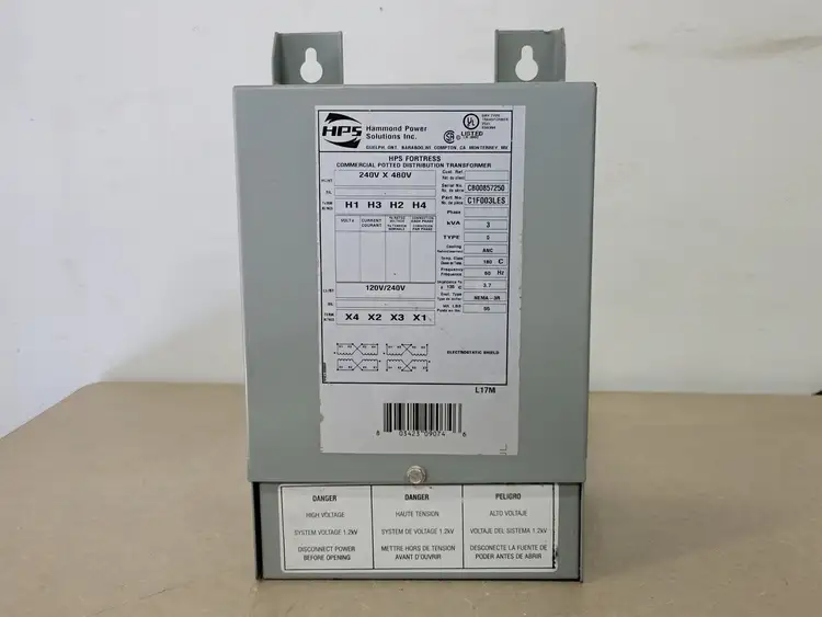 Used HAMMOND POWER SOLUTIONS INC. C1F003LES Transformers British Columbia CA | Lenmark #266097