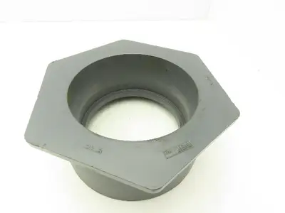 Ipex SCH 80 Reducer Bushing 8x6" + 6x2" PVC Slip Fittings Gray