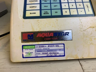 EM Science C3000  Aquastar Titrator AQ-7
