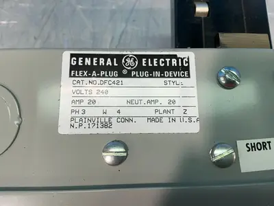 Used GENERAL ELECTRIC DFC421 Bus Bars & Plugs Ohio US | HGR 24 #1358951
