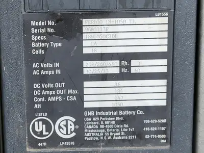 USED GNB FER100 18-1060 T1