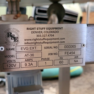 USED 2018 RIGHT STUFF EQUIPMENT AT-36