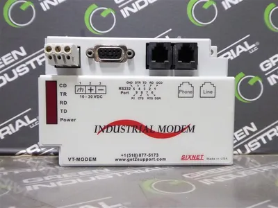 Sixnet VT-MODEM-1US Industrial Modem 30VDC Used