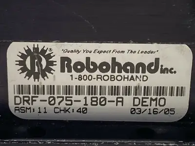 USED ROBOHAND 180 DEGREE ROTARY CYLINDER