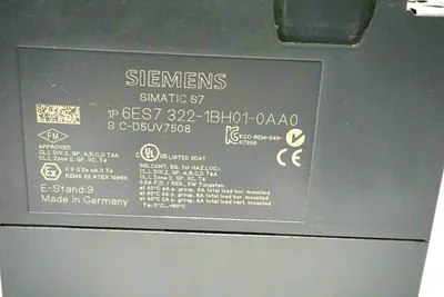 USED SIEMENS 6ES7 322-1BH01-0AA0 OUTPUT MODULE 6ES73221BH010AA0