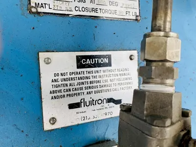 Fluitron 10 Liter Reactor
