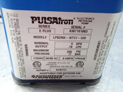 NEW PULSATRON LPB2MAWTC1520