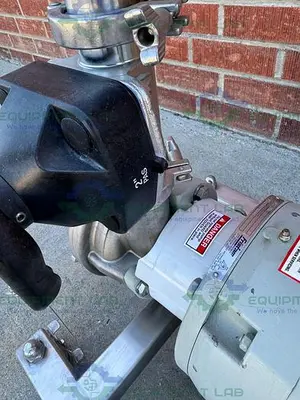 USED FRISTAM CENTRIFUGAL PUMP SKID W/ BALDOR RELIANCE 7.5 HP MOTOR 208/460V