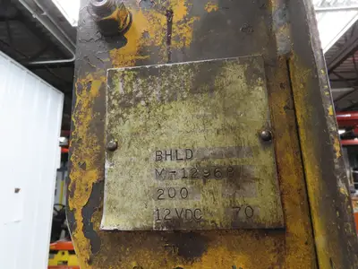 Langley BHLD Walk Behind Pallet Lift Truck 200lb 12V Straddle Platform 70" Lift
