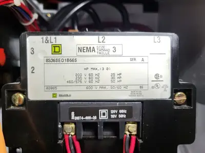 USED SQUARE D MODEL 6