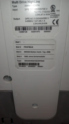USED LENZE E94AMHE0074