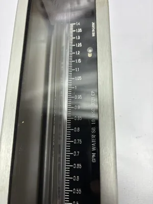 Brooks Instrument 1114DJ44CPDAA full view glass tube flow meter