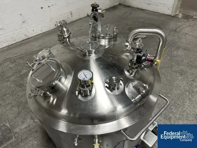 USED DCI Used 600 liter DCI Jacketed Receiver Vessel, Hastelloy C22, 45/150#