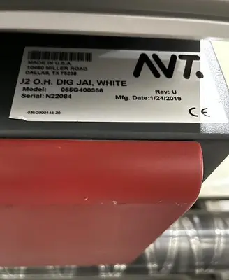 Used 2019 AVT CAMERA INSPECTION SYSTEM Miscellaneous Packaging Equipment Pennsylvania US | Global Equipment International, LLC #192121
