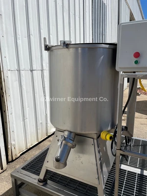 50 Gallon Stainless Steel Single Shell Mix Tank