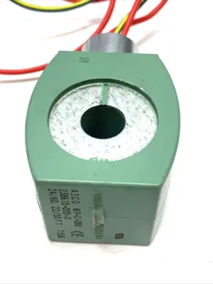 Used ASCO Replacement Solenoid Coil 24VAC 60Hz N-Style Pump & Valve Parts Michigan US | Maverick Industrial Sales #1401344