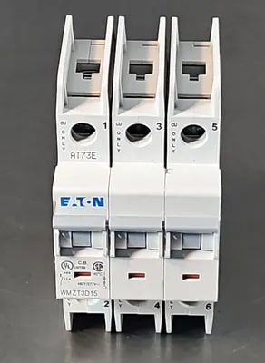 EATON WMZT3D15 Circuit Breaker. Loc 4D19*