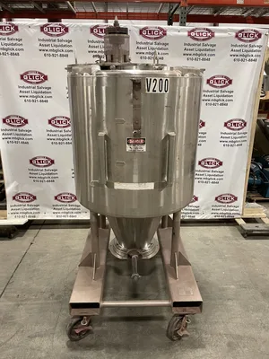 Readco Industrial Dry Powder Process Tank CBM Batch Mixer/Mixing System 30HP
