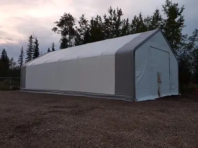 NEW 30X60X20 DOUBLE TRUSS STORAGE BUILDING