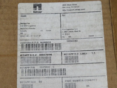 New | in-Stock NETAPP _UNKNOWN_ Industrial Controls Texas US | OCO Industrial #1722893