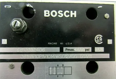 NEW BOSCH 9810232406 VALVE 081WV10P1V1014WS012/00-D51/11 AD05HSPRVC12S