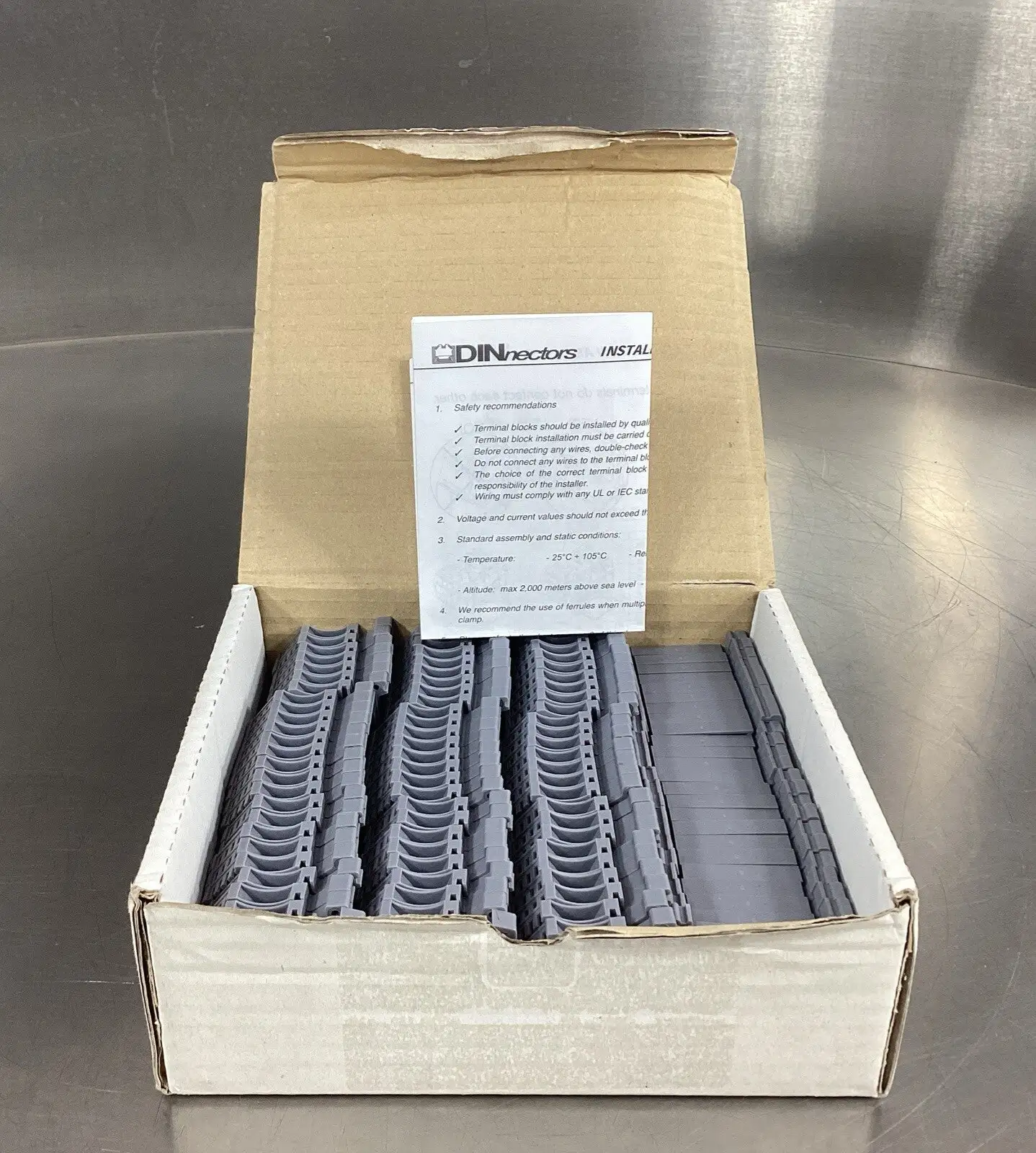 DINNECTORS TERMINAL BLOCK EURO 4 / EN 60947-7-1 4C-42