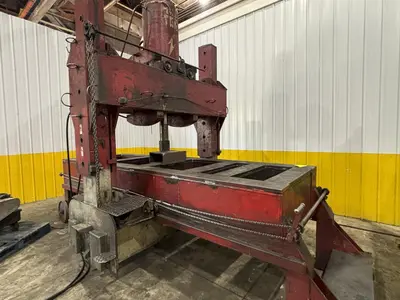 400 TON MILLHOFF ROLLING FRAME HYDRAULIC STRAIGHTENING PRESS: YOBRO #24002