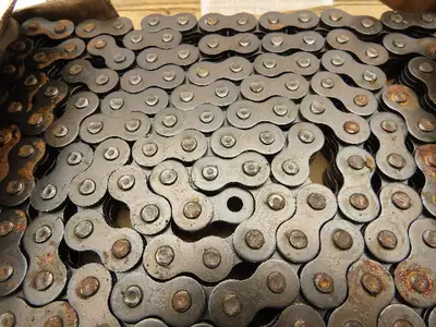 Morse BL534 Single Strand Leaf Chain 3x4 Lacing 5/8 Pitch BL-5 Series 10'