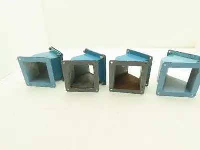 Wiegmann JWL454 4"x4" Wireway 45° Elbow Feed-Through Lot of 4