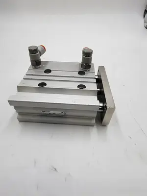 Used SMC SMC MGPM20TN-50Z & 2 PNEUMATIC SPEED CONTROL VALVES AS2201F Parts (Hydraulics and Pneumatics) | ND Industrial Surplus #1216725