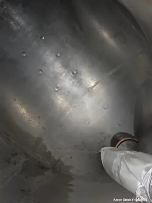 Used Patterson-Kelley 100 cu. ft. Twin-Shell Vacuum Dryer | 150 PSI / Full Vacuum | 10 HP Hazardous Duty | 304 SS | Serial #204190