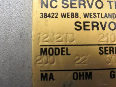 Peqasus 1282NC Hydraulic Servo Valve 22 Ohm 60GPM