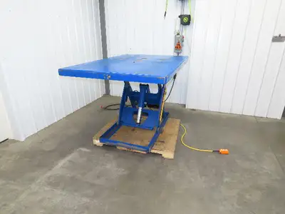 Vestil Hydraulic Scissor Lift Table 2000lb 72x48" Top 36" Travel 480V 3Ph