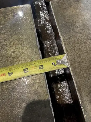 120" X 120" X 10" T-SLOTTED FLOOR PLATE. STOCK # 0416223