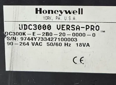 Honeywell UDC3000 Universal Digital Limit Controller (BIN531)