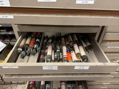 VIDMAR STYLE MICROFORM FILE CABINET 10 DRAWER (NO CONTENTS)