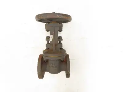 Powell 1793C Cast Iron Gate Valve 2" Flanged Rising Stem Class 125 Bronze Disc